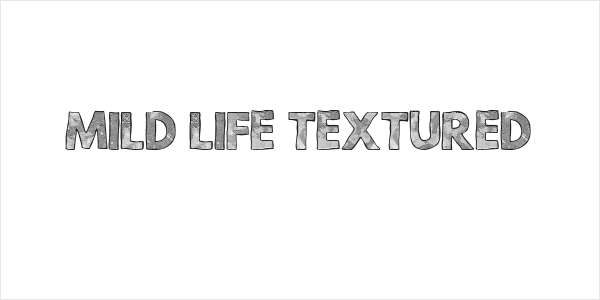 Mild Life Textured Logo