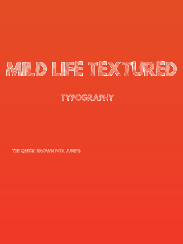 Mild Life Textured Poster