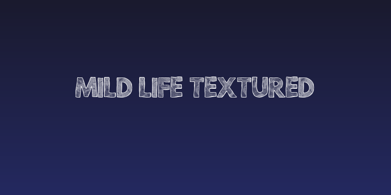 Mild Life Textured Social Header