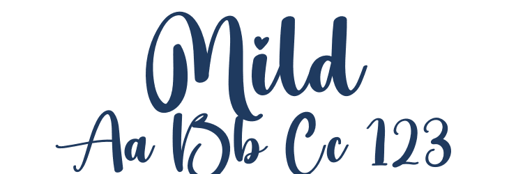 Mild Font Preview