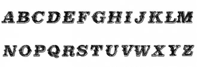 MildEast Font UPPERCASE