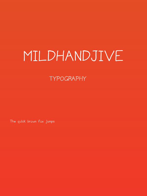 MildHandJive Poster
