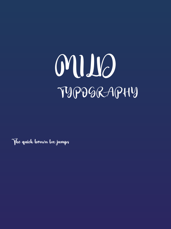 Mild Poster