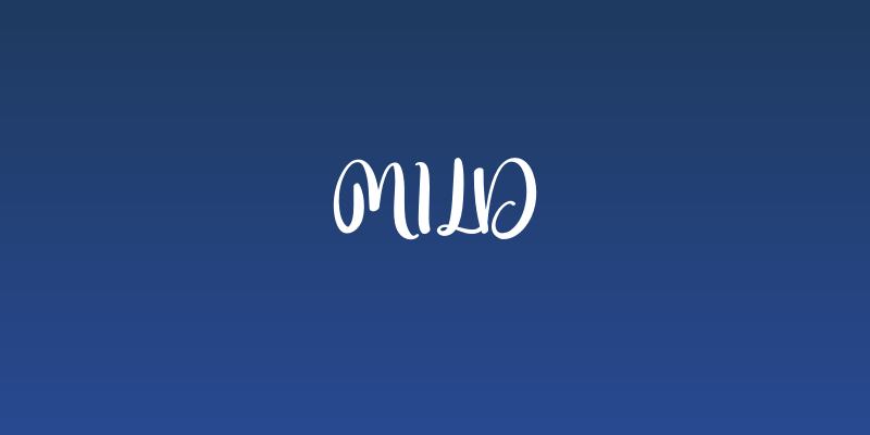 Mild Social Header
