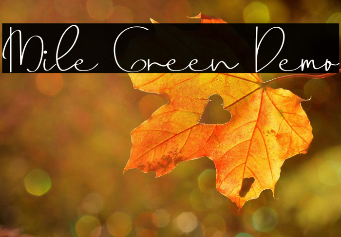 Mile Green Demo Example 1