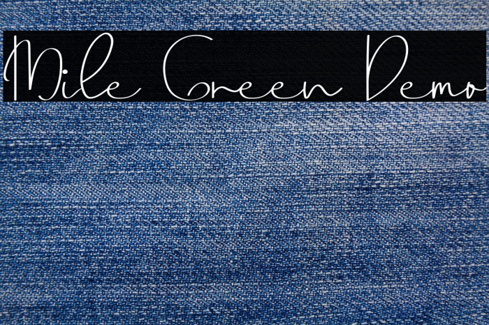 Mile Green Demo Example 2