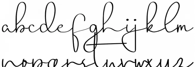 Mile Green Demo Schriftart Kleinbuchstaben