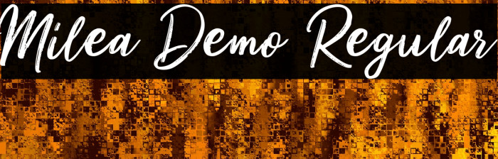 Milea Demo Regular Font examples