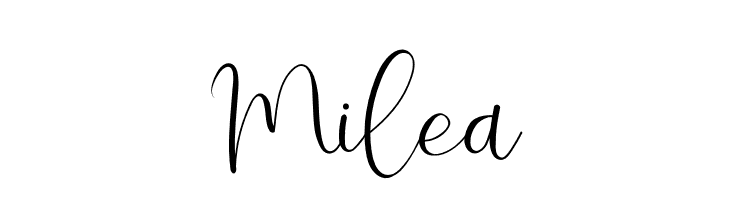 Milea  免费字体下载