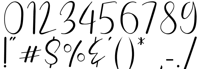 Milea Font OTHER CHARS