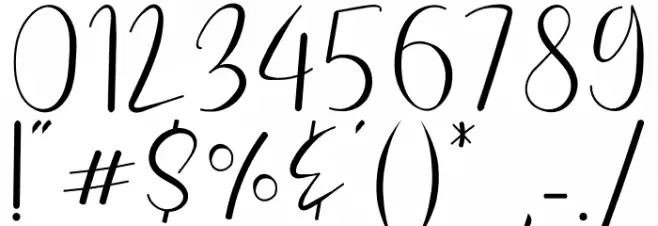 Milea Font OTHER CHARS