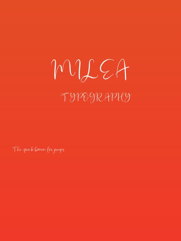 Milea Poster