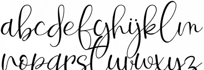 Milea Schriftart Kleinbuchstaben