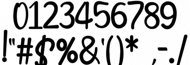 Mileadila Font OTHER CHARS