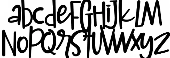 Mileadila Font LOWERCASE