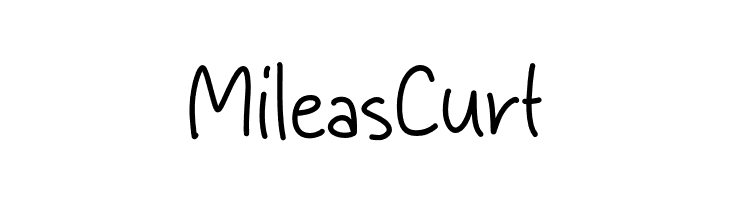 Mileas Curt  フリーフォントのダウンロード