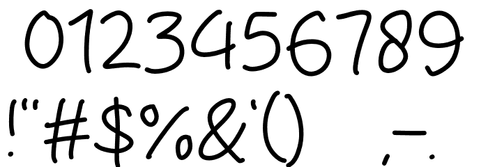 Mileas Curt Font OTHER CHARS