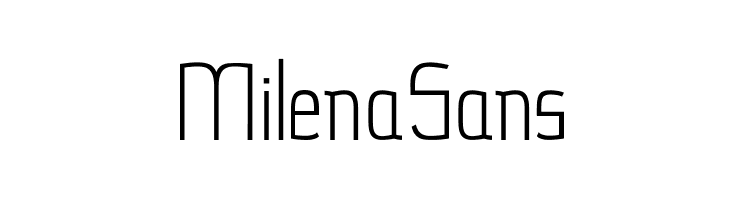 MilenaSans  Frei Schriftart Herunterladen