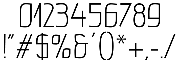 MilenaSans Font OTHER CHARS