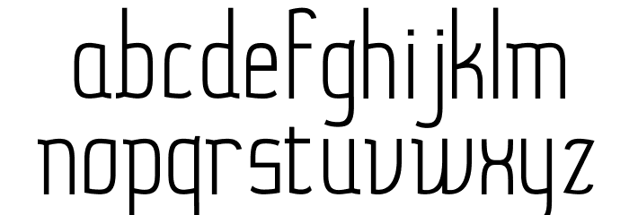 MilenaSans Font LOWERCASE