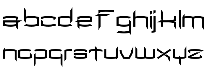 Milenio-Jed@ Font LOWERCASE