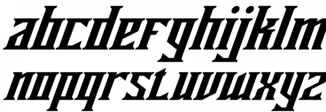 Miles Hunt Clean Italic Schriftart Kleinbuchstaben