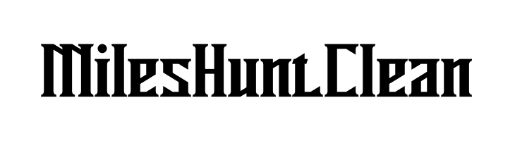Miles Hunt Clean  Frei Schriftart Herunterladen
