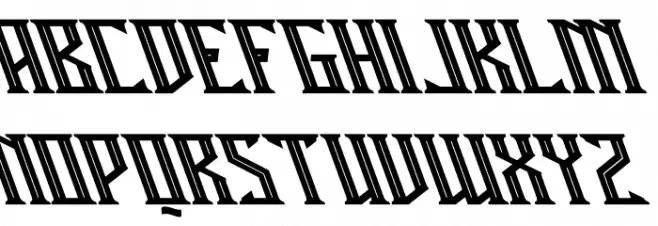 Miles Hunt Oblique خط أحرف كبيرة