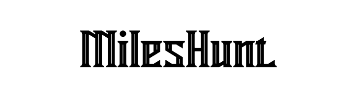 Miles Hunt  font caratteri gratis