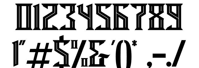 Miles Hunt Font OTHER CHARS