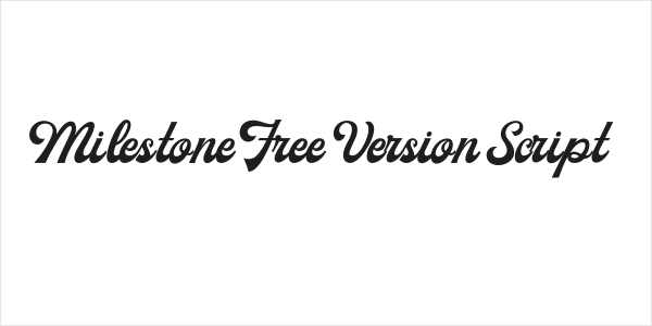 Milestone Free Version Script Logo