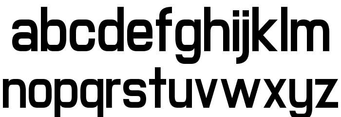 Milestone One Font LOWERCASE