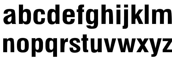 Milford Bold Font LOWERCASE