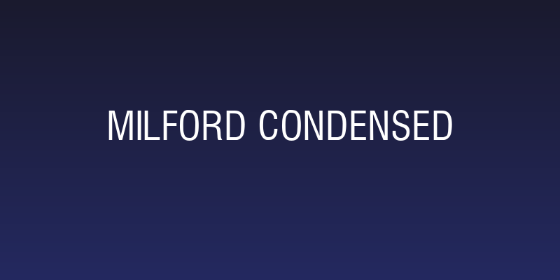Milford Condensed Social Header