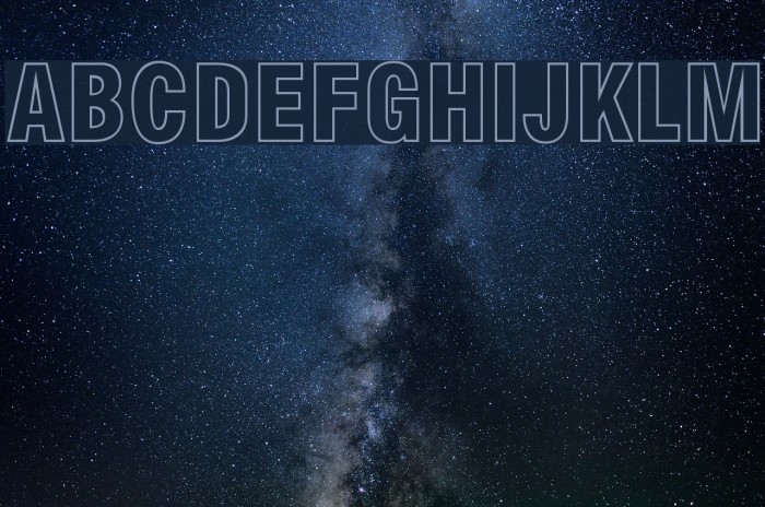 Milford Hollow Font examples