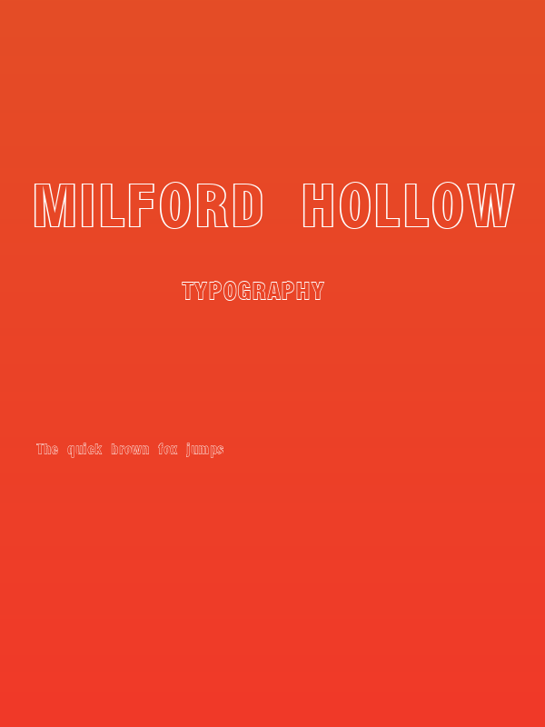 Milford Hollow Poster