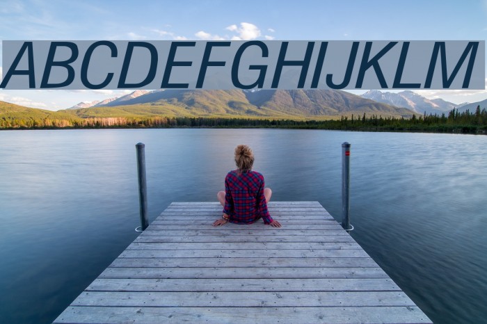 Milford Italic Font examples