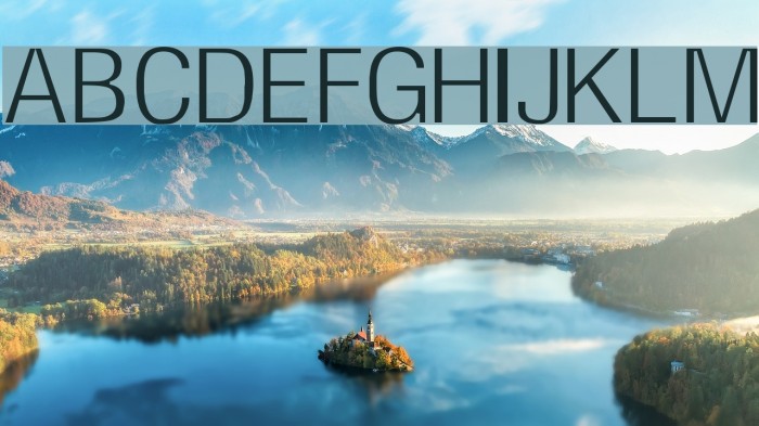 Milford Light Font examples
