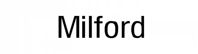 Milford  Frei Schriftart Herunterladen