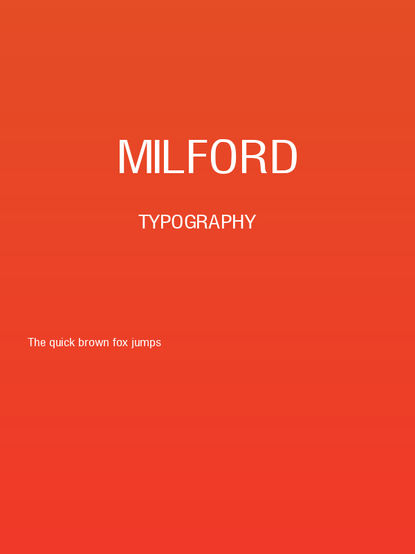 Milford Poster