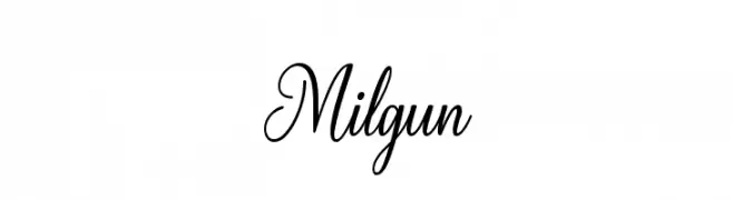Milgun  Free Fonts Download