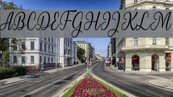 Milgun Font examples
