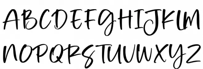 Milicent Font UPPERCASE