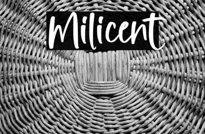 Milicent Font examples