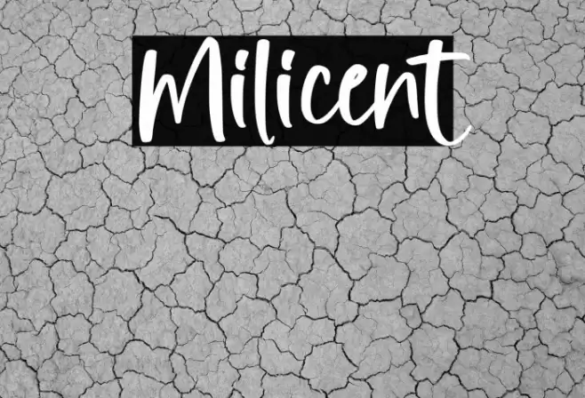 Milicent Font examples