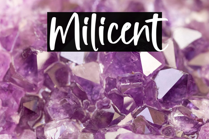 Milicent Caratteri examples