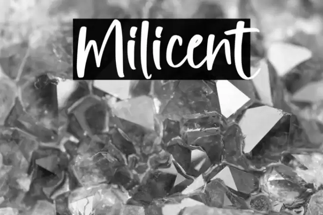 Milicent Font examples