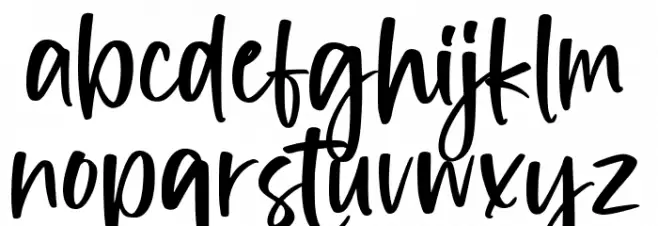 Milicent Font LOWERCASE