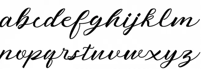 Milies Script Шрифта строчной