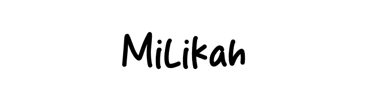 Milikah  baixar fontes gratis